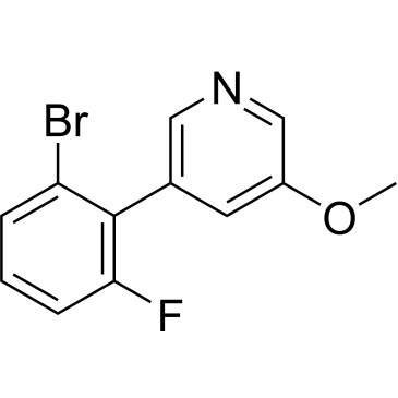 3-(2-Bromo-6-fluorophenyl)-5-methoxypyridine|CS-0955447