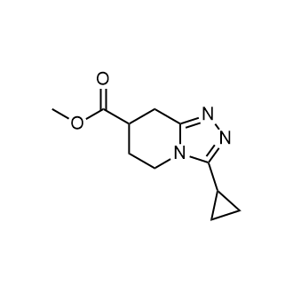 Methyl 3-cyclopropyl-5,6,7,8-tetrahydro-[1,2,4]triazolo[4,3-a]pyridine-7-carboxylate|CS-0955572