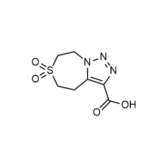 4,5,7,8-Tetrahydro-[1,2,3]triazolo[1,5-d][1,4]thiazepine-3-carboxylic acid 6,6-dioxide|CS-0955592