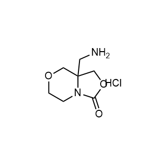 8a-(Aminomethyl)tetrahydro-1H,3H-oxazolo[4,3-c][1,4]oxazin-3-one hydrochloride|CS-0955596