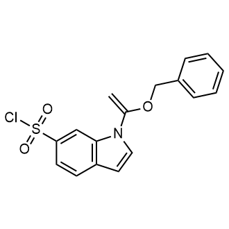 1-(1-(Benzyloxy)vinyl)-1H-indole-6-sulfonyl chloride|CS-0955736