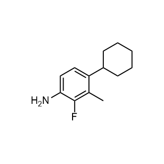 4-Cyclohexyl-2-fluoro-3-methylaniline|CS-0955850