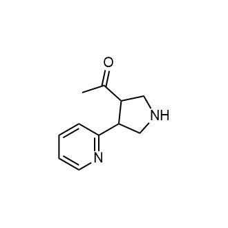 1-(4-(Pyridin-2-yl)pyrrolidin-3-yl)ethan-1-one|CS-0955861