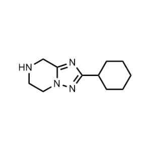 2-Cyclohexyl-5,6,7,8-tetrahydro-[1,2,4]triazolo[1,5-a]pyrazine|CS-0956137