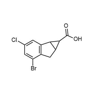 5-Bromo-3-chloro-1,1a,6,6a-tetrahydrocyclopropa[a]indene-1-carboxylic acid|CS-0956180