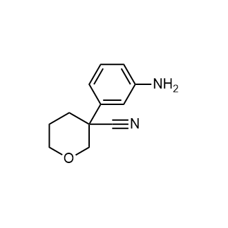 3-(3-Aminophenyl)tetrahydro-2H-pyran-3-carbonitrile|CS-0956198