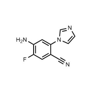 4-Amino-5-fluoro-2-(1H-imidazol-1-yl)benzonitrile|CS-0956377
