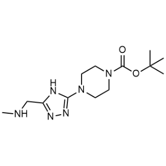 Tert-butyl 4-(5-((methylamino)methyl)-4H-1,2,4-triazol-3-yl)piperazine-1-carboxylate|CS-0956417