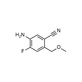 5-Amino-4-fluoro-2-(methoxymethyl)benzonitrile|CS-0956457