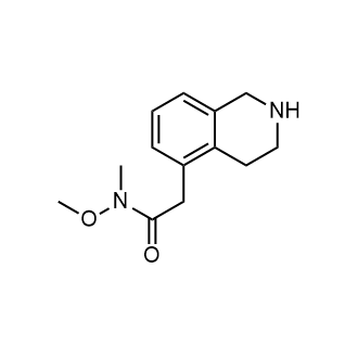 N-Methoxy-N-methyl-2-(1,2,3,4-tetrahydroisoquinolin-5-yl)acetamide|CS-0956507
