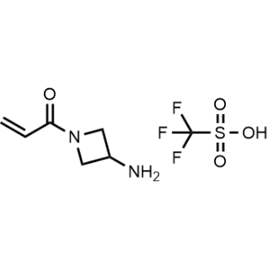 1-(3-Aminoazetidin-1-yl)prop-2-en-1-one trifluoromethanesulfonate|CS-0956523