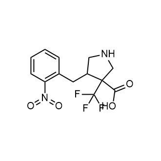 4-(2-Nitrobenzyl)-3-(trifluoromethyl)pyrrolidine-3-carboxylic acid|CS-0956666