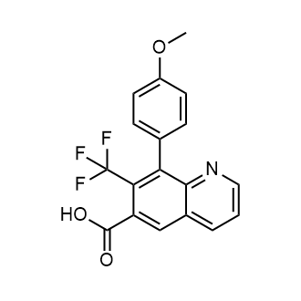 8-(4-Methoxyphenyl)-7-(trifluoromethyl)quinoline-6-carboxylic acid|CS-0956749