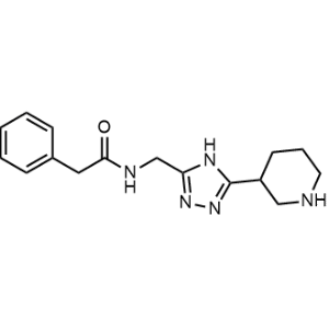 2-Phenyl-N-((5-(piperidin-3-yl)-4H-1,2,4-triazol-3-yl)methyl)acetamide|CS-0956769