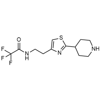 2,2,2-Trifluoro-N-(2-(2-(piperidin-4-yl)thiazol-4-yl)ethyl)acetamide|CS-0956786