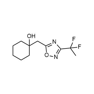 1-((3-(1,1-Difluoroethyl)-1,2,4-oxadiazol-5-yl)methyl)cyclohexan-1-ol|CS-0956945