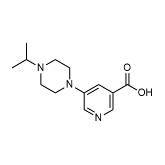 5-(4-Isopropylpiperazin-1-yl)nicotinic acid|CS-0956976
