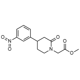 Methyl 2-(4-(3-nitrophenyl)-2-oxopiperidin-1-yl)acetate|CS-0956984