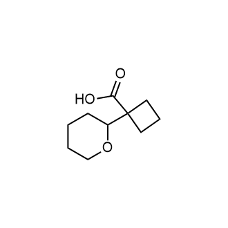 1-(Tetrahydro-2H-pyran-2-yl)cyclobutane-1-carboxylic acid|CS-0957064