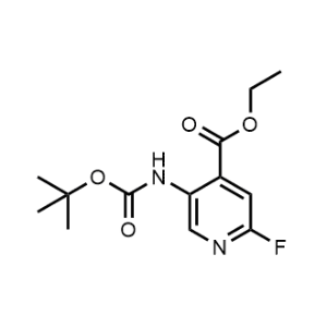 Ethyl 5-((tert-butoxycarbonyl)amino)-2-fluoroisonicotinate|CS-0957219