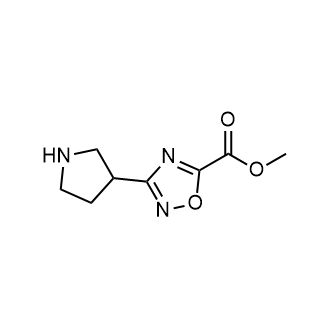 Methyl 3-(pyrrolidin-3-yl)-1,2,4-oxadiazole-5-carboxylate|CS-0957368