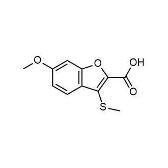 6-Methoxy-3-(methylthio)benzofuran-2-carboxylic acid|CS-0957396