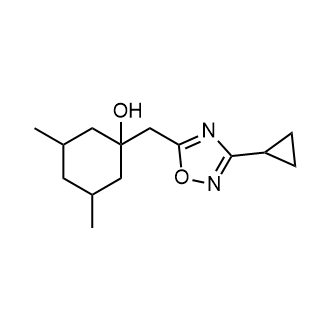 1-((3-Cyclopropyl-1,2,4-oxadiazol-5-yl)methyl)-3,5-dimethylcyclohexan-1-ol|CS-0957544