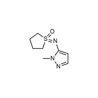 1-((1-Methyl-1H-pyrazol-5-yl)imino)tetrahydro-1H-1lambda6-thiophene 1-oxide|CS-0957606