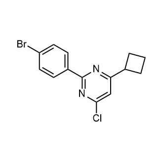 2-(4-Bromophenyl)-4-chloro-6-cyclobutylpyrimidine|CS-0957695