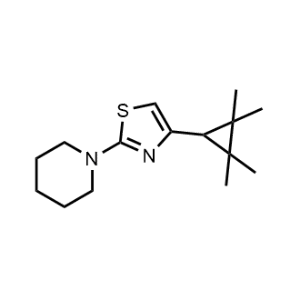 2-(Piperidin-1-yl)-4-(2,2,3,3-tetramethylcyclopropyl)thiazole|CS-0957815