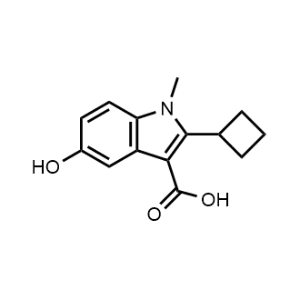 2-Cyclobutyl-5-hydroxy-1-methyl-1H-indole-3-carboxylic acid|CS-0957919