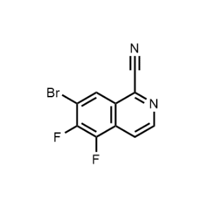 7-Bromo-5,6-difluoroisoquinoline-1-carbonitrile|CS-0958163