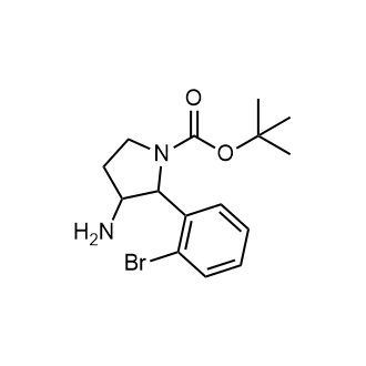 Tert-butyl 3-amino-2-(2-bromophenyl)pyrrolidine-1-carboxylate|CS-0958352