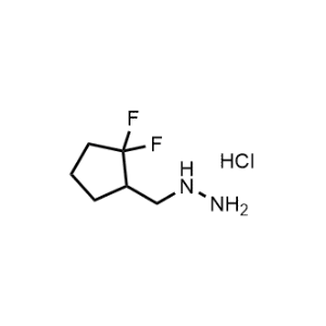 ((2,2-Difluorocyclopentyl)methyl)hydrazine hydrochloride|CS-0958372