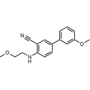 3-Methoxy-4-((2-methoxyethyl)amino)-[1,1-biphenyl]-3-carbonitrile|CS-0958387