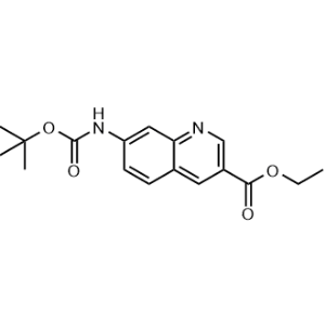 Ethyl 7-((tert-butoxycarbonyl)amino)quinoline-3-carboxylate|CS-0958564