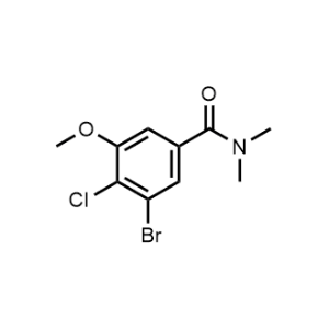 3-Bromo-4-chloro-5-methoxy-N,N-dimethylbenzamide|CS-0958586