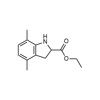 Ethyl 4,7-dimethylindoline-2-carboxylate|CS-0958672