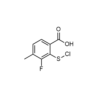 2-(Chlorothio)-3-fluoro-4-methylbenzoic acid|CS-0958811