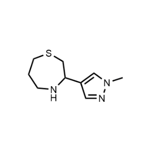 3-(1-Methyl-1H-pyrazol-4-yl)-1,4-thiazepane|CS-0958837