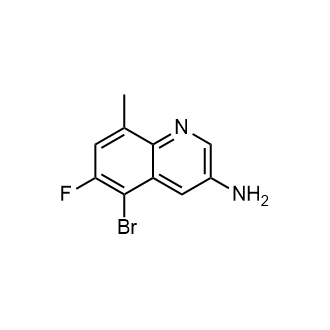 5-Bromo-6-fluoro-8-methylquinolin-3-amine|CS-0958924