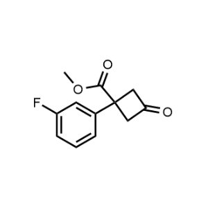 Methyl 1-(3-fluorophenyl)-3-oxocyclobutane-1-carboxylate|CS-0959168