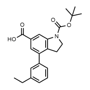 1-(Tert-butoxycarbonyl)-4-(3-ethylphenyl)indoline-6-carboxylic acid|CS-0959364