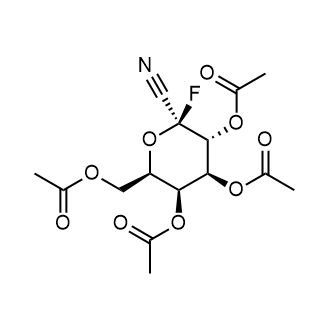 (2S,3R,4S,5S,6R)-6-(Acetoxymethyl)-2-cyano-2-fluorotetrahydro-2H-pyran-3,4,5-triyl triacetate|CS-0959466