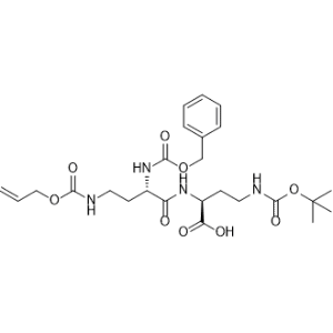 (S)-2-((S)-4-(((Allyloxy)carbonyl)amino)-2-(((benzyloxy)carbonyl)amino)butanamido)-4-((tert-butoxycarbonyl)amino)butanoic acid|CS-0959691