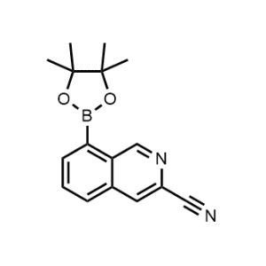8-(4,4,5,5-Tetramethyl-1,3,2-dioxaborolan-2-yl)isoquinoline-3-carbonitrile|CS-0959900