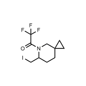 2,2,2-Trifluoro-1-(6-(iodomethyl)-5-azaspiro[2.5]octan-5-yl)ethan-1-one|CS-0960190