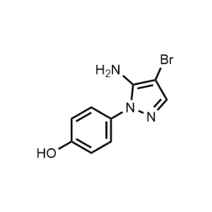 4-(5-Amino-4-bromo-1H-pyrazol-1-yl)phenol|CS-0960205