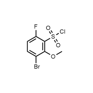 3-Bromo-6-fluoro-2-methoxybenzenesulfonyl chloride|CS-0960247