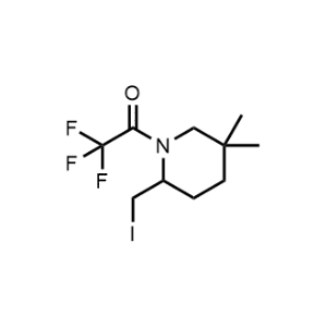 2,2,2-Trifluoro-1-(2-(iodomethyl)-5,5-dimethylpiperidin-1-yl)ethan-1-one|CS-0960370